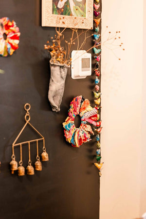 Saree Sunburst Set - Asha Project Kantha - Saree - Handmade