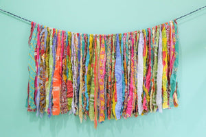 Saree Wall Hanging - Asha Project Kantha - Saree - Handmade