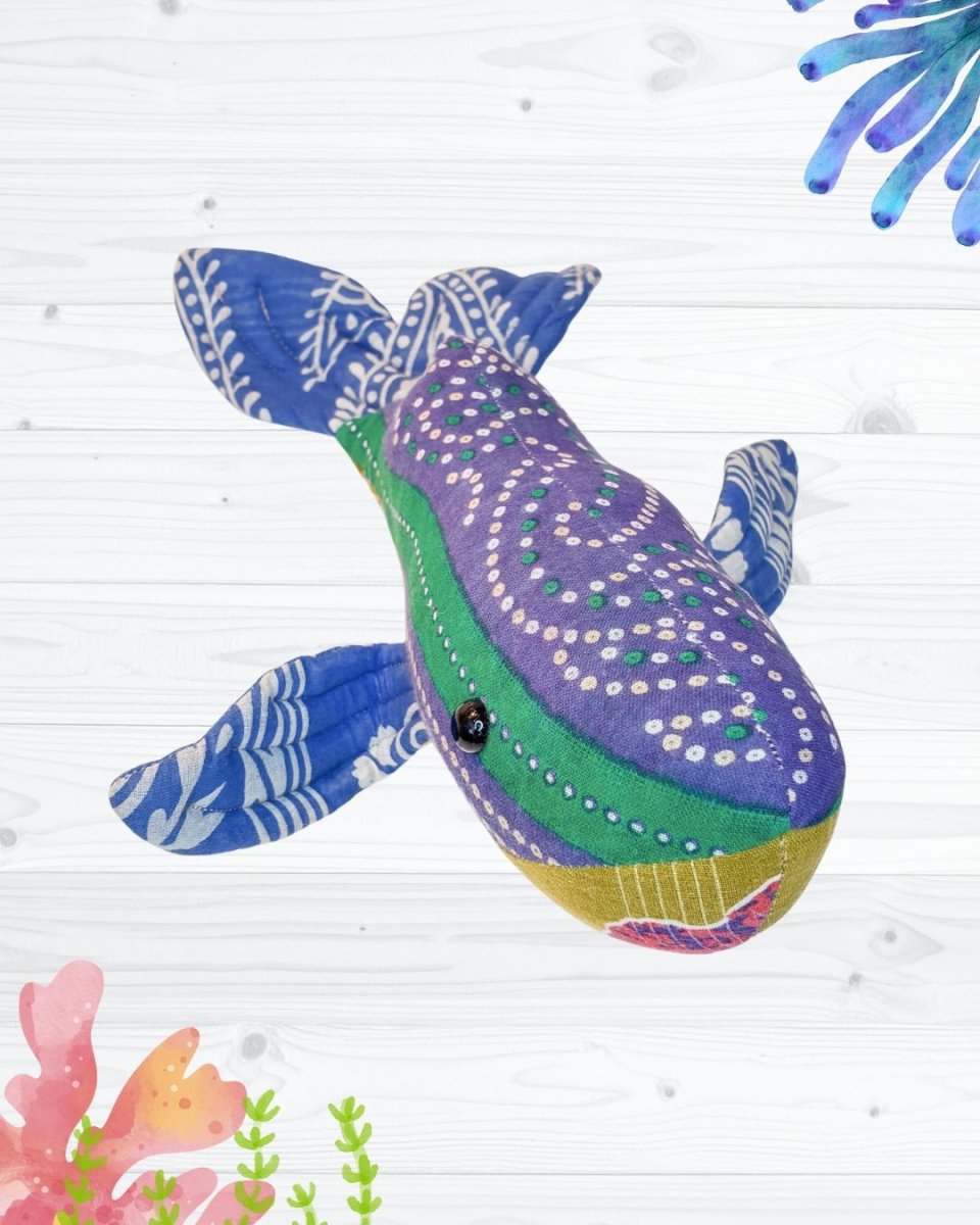 Saree Whale - Asha Project Kantha - Saree - Handmade