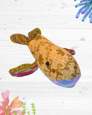 Saree Whale - Asha Project Kantha - Saree - Handmade