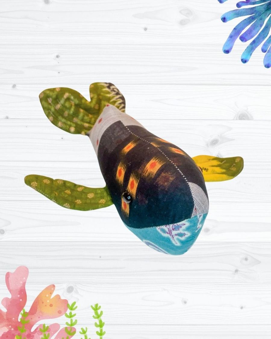 Saree Whale - Asha Project Kantha - Saree - Handmade