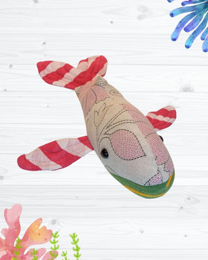 Saree Whale - Asha Project Kantha - Saree - Handmade