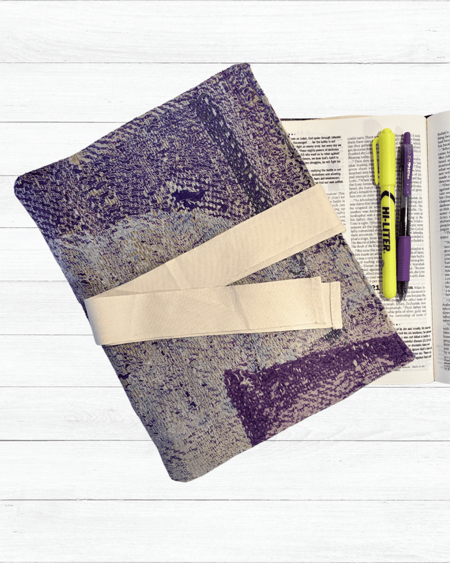 Vintage Kantha Bible Sleeve - Asha Project Kantha-Saree-Handmade