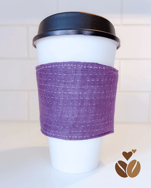 Vintage Kantha Coffee Cozy - Asha Project Kantha - Saree - Handmade