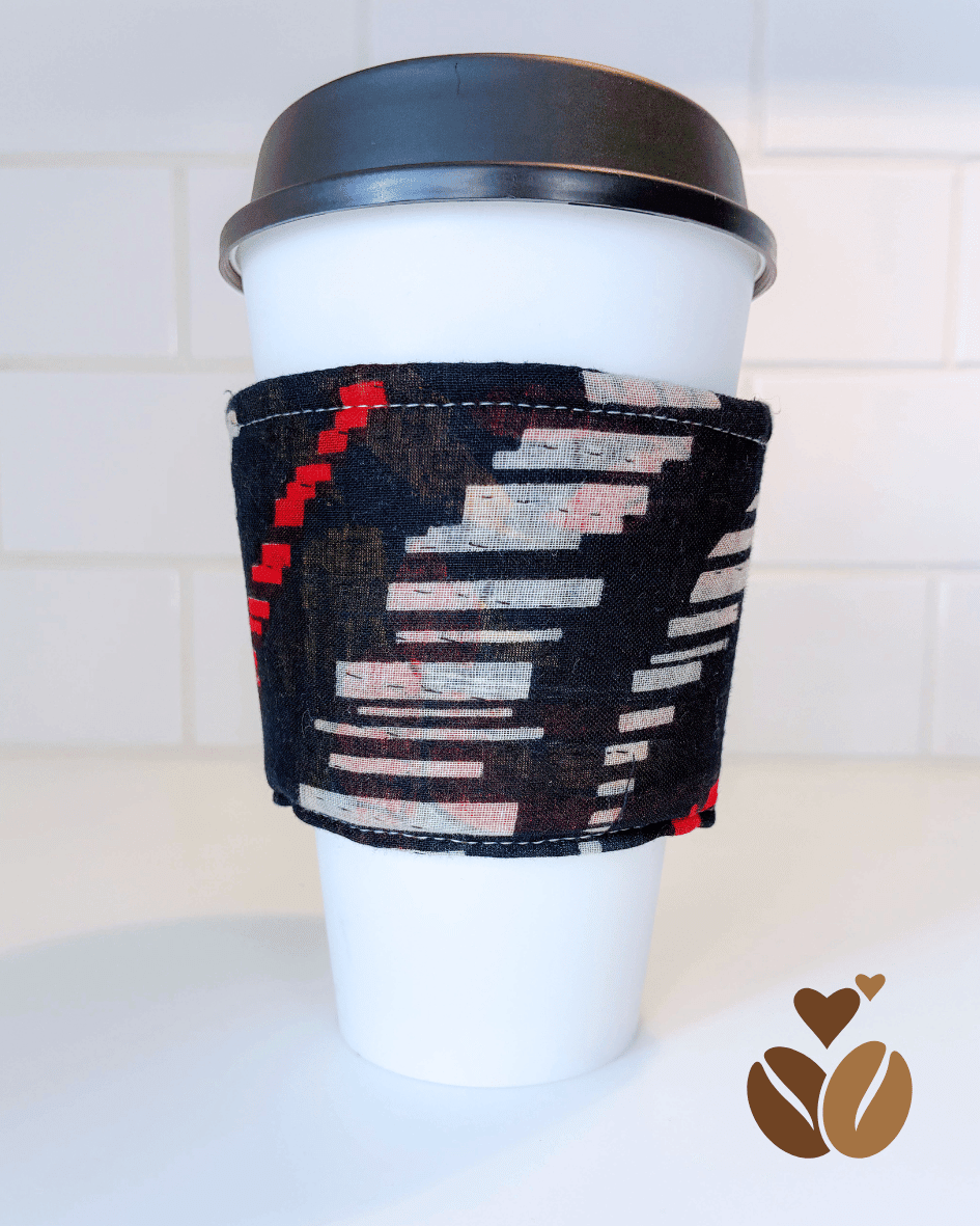 Vintage Kantha Coffee Cozy - Asha Project Kantha - Saree - Handmade