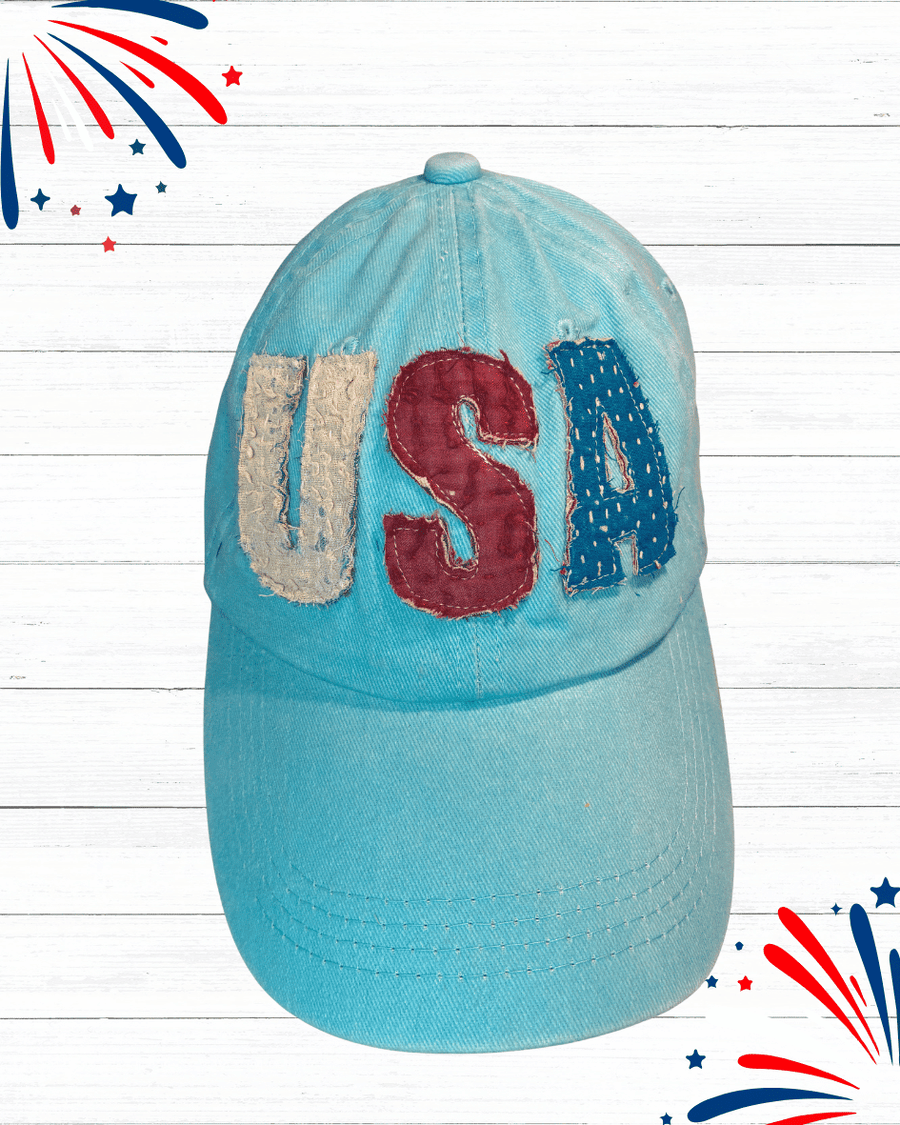 Vintage Kantha Hat | USA - Asha Project Kantha - Saree - Handmade