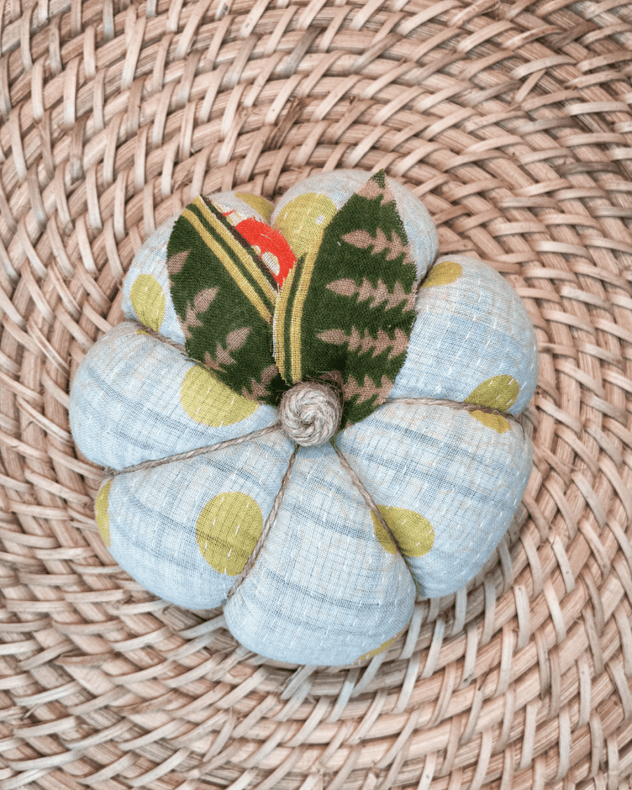 Vintage Kantha Pumpkin | Medium - Asha Project Kantha-Saree-Handmade