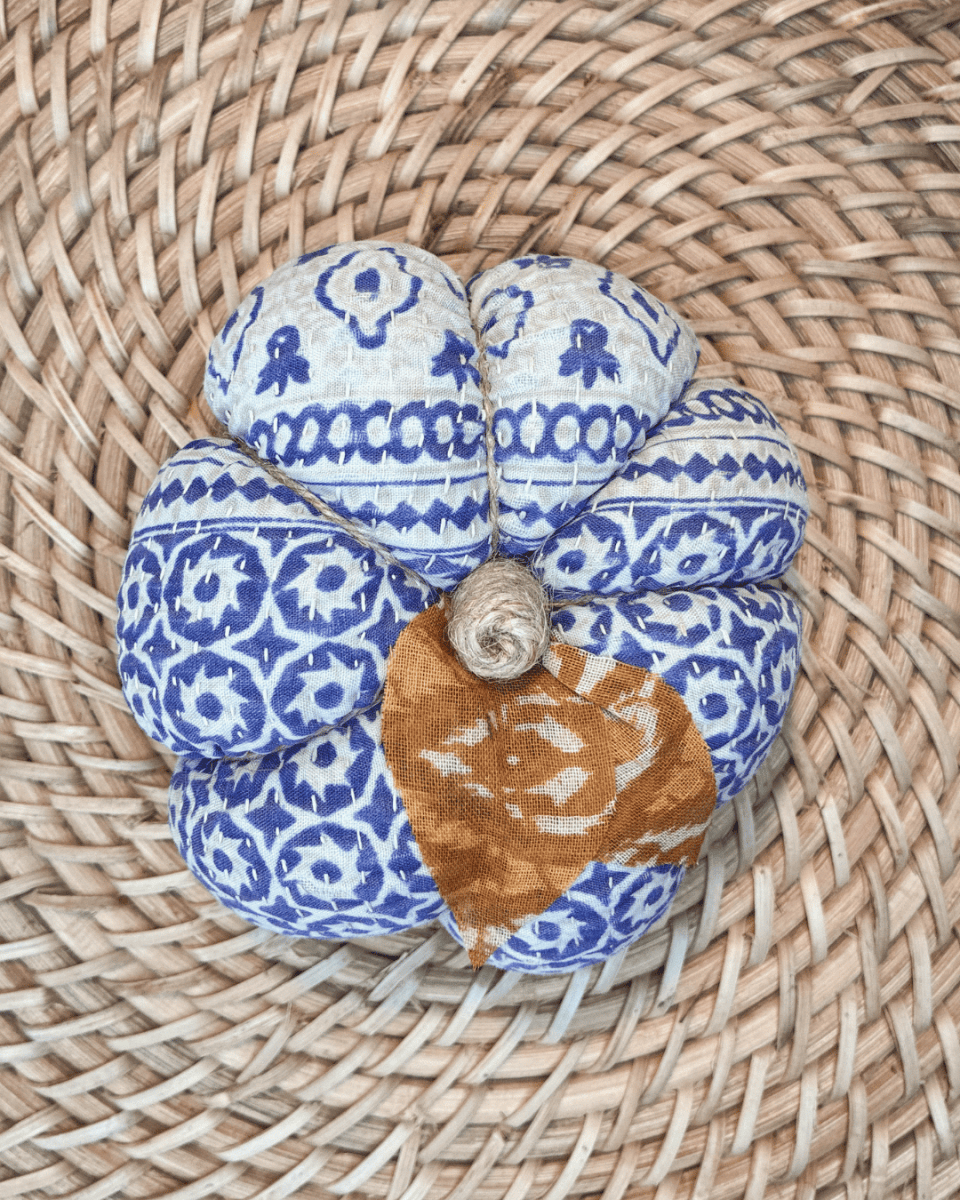 Vintage Kantha Pumpkin | Medium - Asha Project Kantha-Saree-Handmade