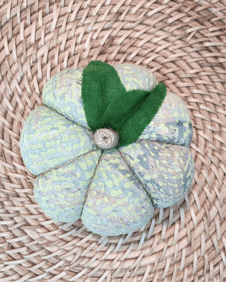 Vintage Kantha Pumpkin | Medium - Asha Project Kantha-Saree-Handmade