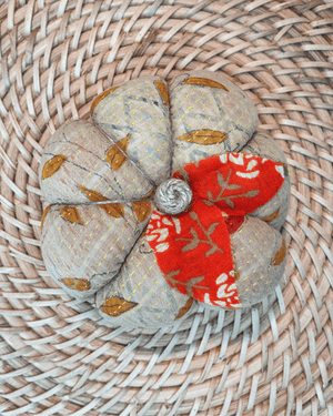 Vintage Kantha Pumpkin | Medium - Asha Project Kantha-Saree-Handmade
