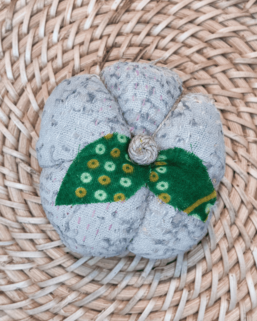 Vintage Kantha Pumpkin | Small - Asha Project Kantha-Saree-Handmade