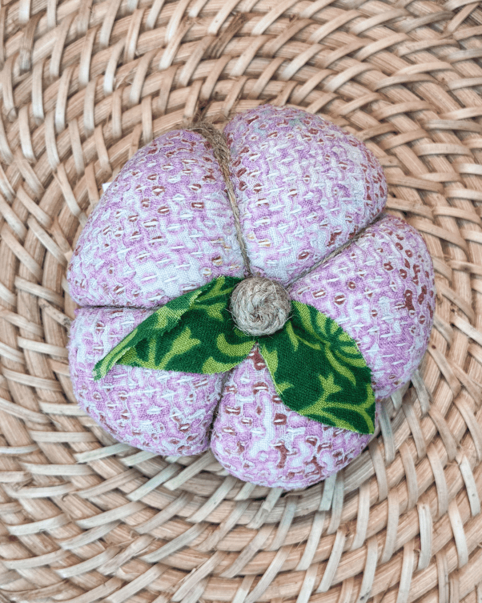 Vintage Kantha Pumpkin | Small - Asha Project Kantha-Saree-Handmade