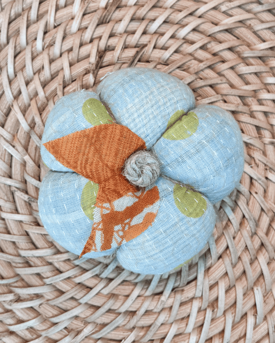 Vintage Kantha Pumpkin | Small - Asha Project Kantha-Saree-Handmade