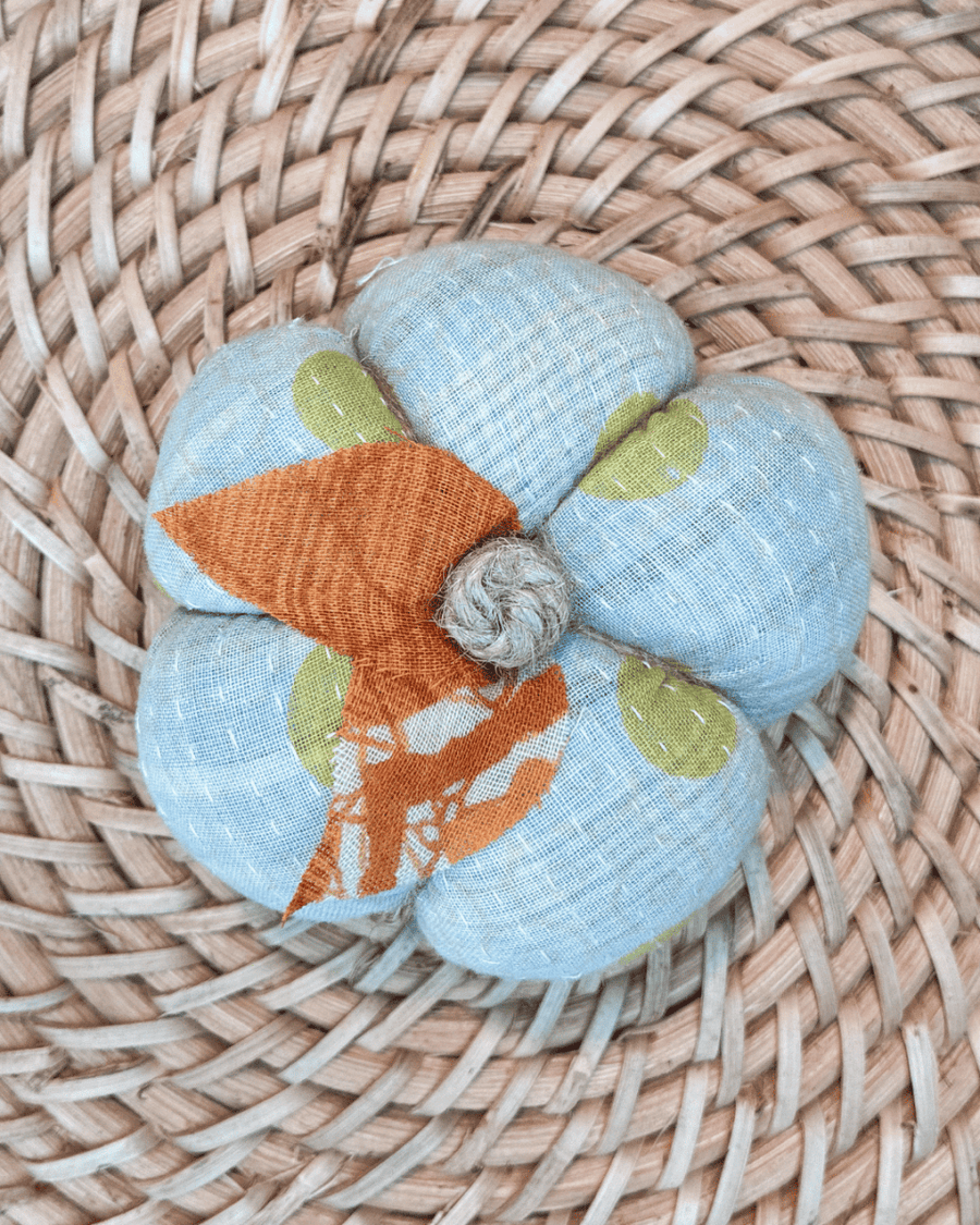 Vintage Kantha Pumpkin | Small - Asha Project Kantha-Saree-Handmade