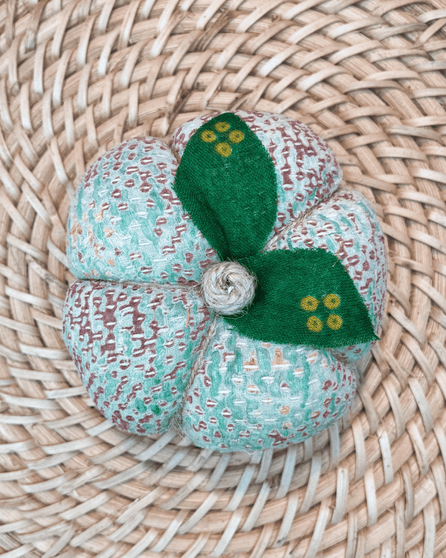 Vintage Kantha Pumpkin | Small - Asha Project Kantha-Saree-Handmade