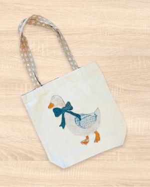 Vintage Kantha Tote | Goose - Asha Project Kantha - Saree - Handmade