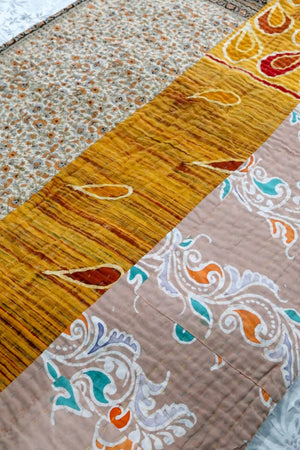 WS Hope Quilt - Asha Project Kantha - Saree - Handmade