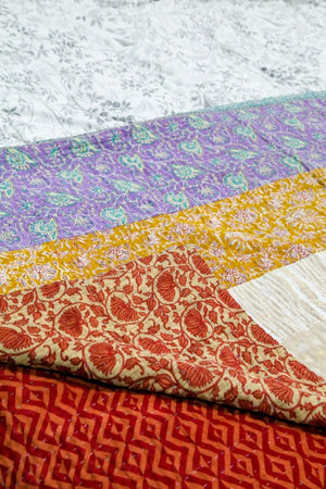 WS Hope Quilt - Asha Project Kantha - Saree - Handmade