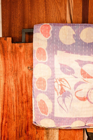 WS Kantha Hand Towel - Asha Project Kantha - Saree - Handmade