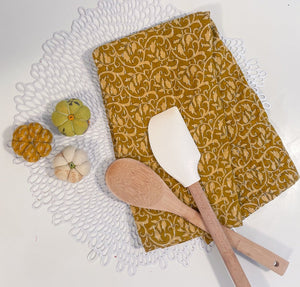 WS Kantha Kitchen Towel | Fall Vibes - Asha Project Kantha - Saree - Handmade