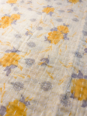 WS Raw Kantha Fabric - Asha Project Kantha - Saree - Handmade