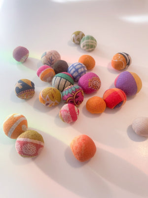 WS Saree Bead Bag - Asha Project Kantha - Saree - Handmade