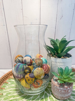 WS Saree Bead Bag - Asha Project Kantha - Saree - Handmade