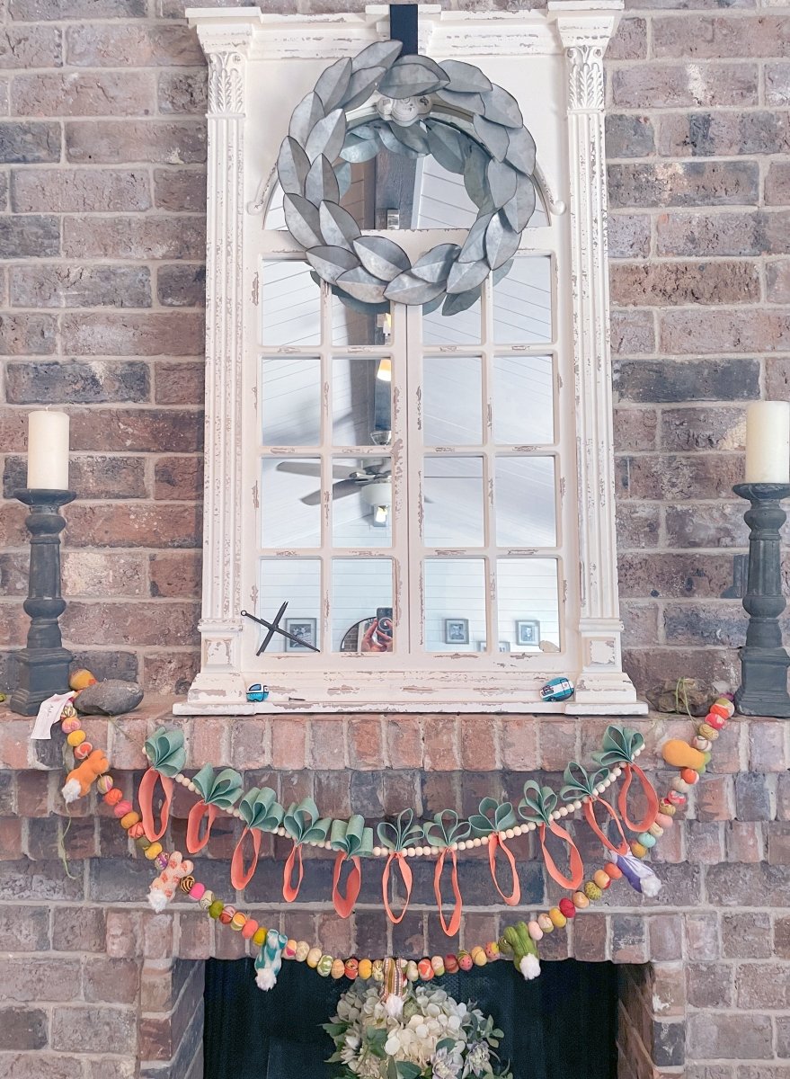 WS Saree Easter Garland | 5 ft - Asha Project Kantha - Saree - Handmade