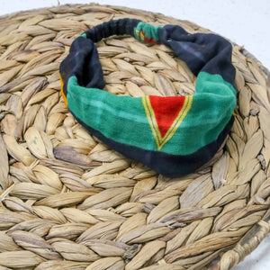 WS Saree Headband | Bandana - Asha Project Kantha - Saree - Handmade