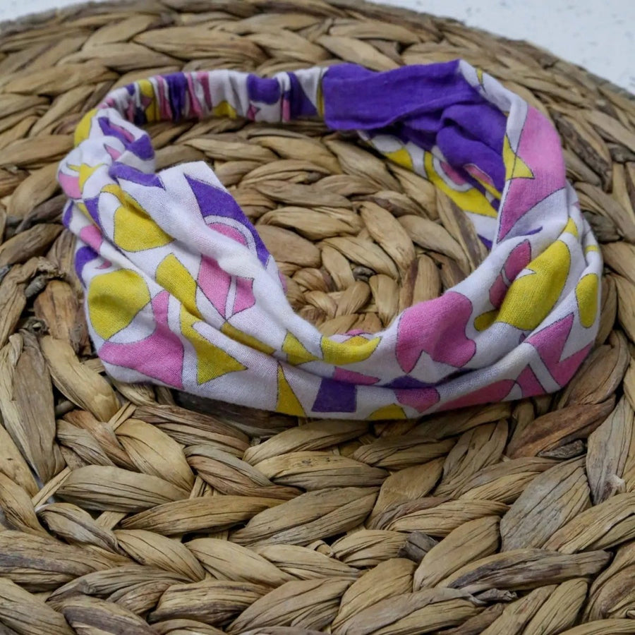 WS Saree Headband | Bandana - Asha Project Kantha - Saree - Handmade