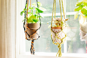 WS Saree Plant Hanger - Asha Project Kantha - Saree - Handmade