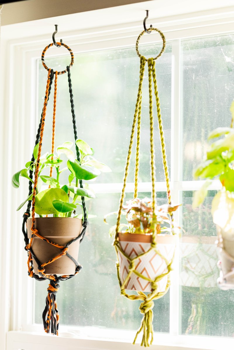 WS Saree Plant Hanger - Asha Project Kantha - Saree - Handmade