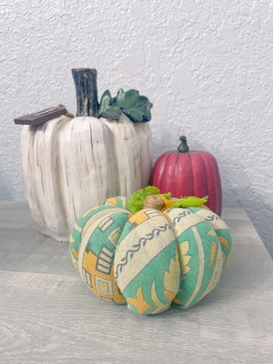 WS Saree Pumpkin | Large - Asha Project Kantha - Saree - Handmade