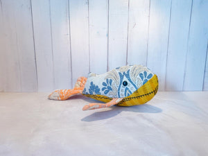 WS Saree Whale - Asha Project Kantha - Saree - Handmade