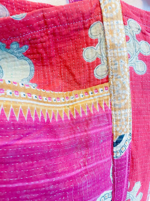 WS Vintage Kantha Bag - Asha Project Kantha - Saree - Handmade