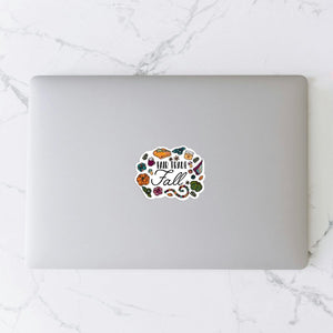 WS Vinyl Sticker | Fair Trade Fall | 2.8 x 2.2 in - Asha Project Kantha - Saree - Handmade