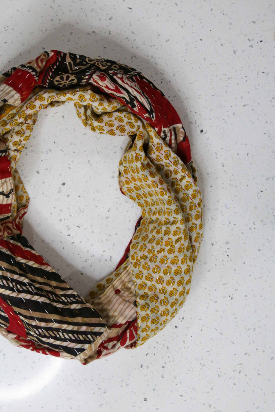 Kantha Infinity Scarf