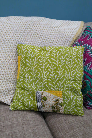 Kantha Pillow Cover