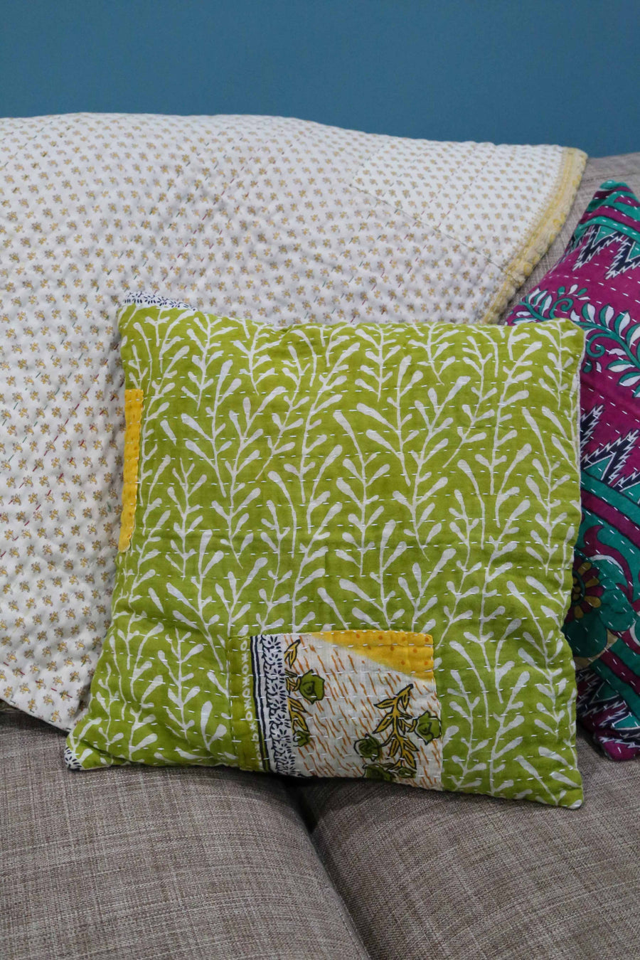 Kantha Pillow Cover