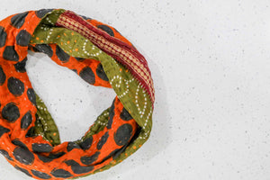 Kantha Infinity Scarf