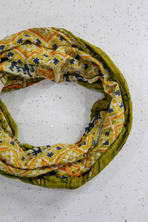 Kantha Infinity Scarf