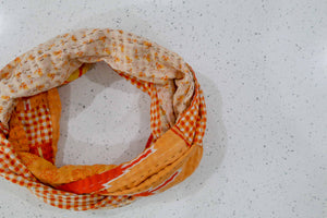 Kantha Infinity Scarf