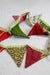 Christmas Mini Saree Triangle Banner