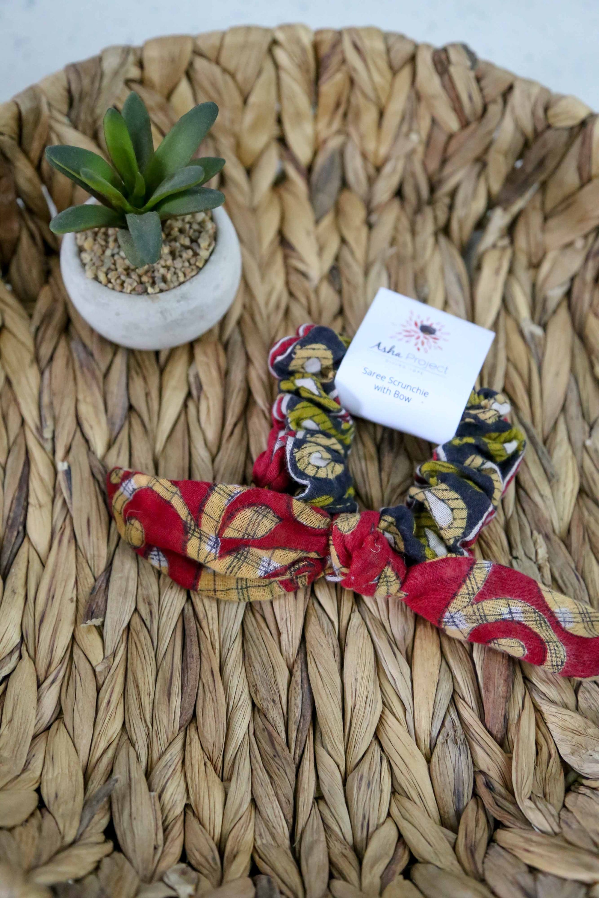 Saree Scrunchie with Bow
