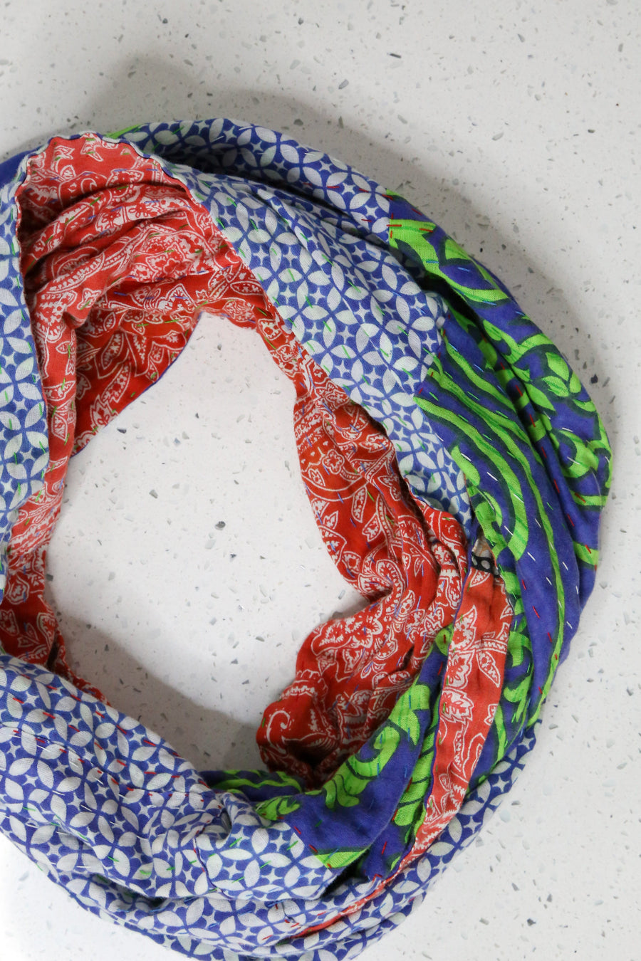 WS Kantha Infinity Scarf