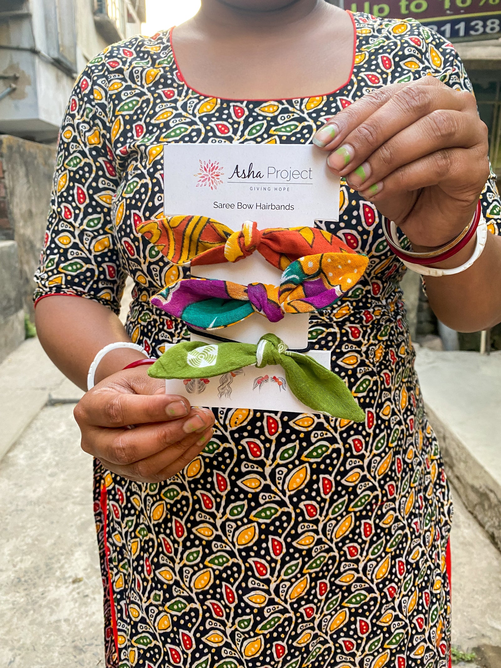 Saree Bow Hairbands | Assorted