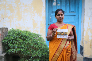 Handmade saree headband with vibrant patterns and traditional stitching, perfect for adding a stylish, eco-friendly touch to your hair for any occasion.