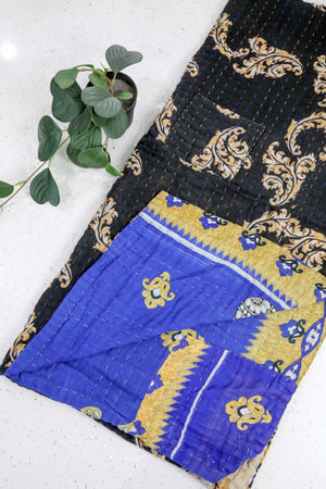 Kantha Throw Blanket