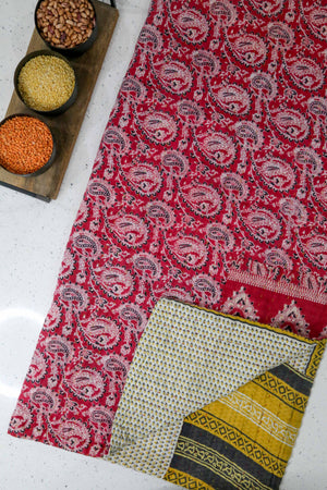 Kantha Throw Blanket