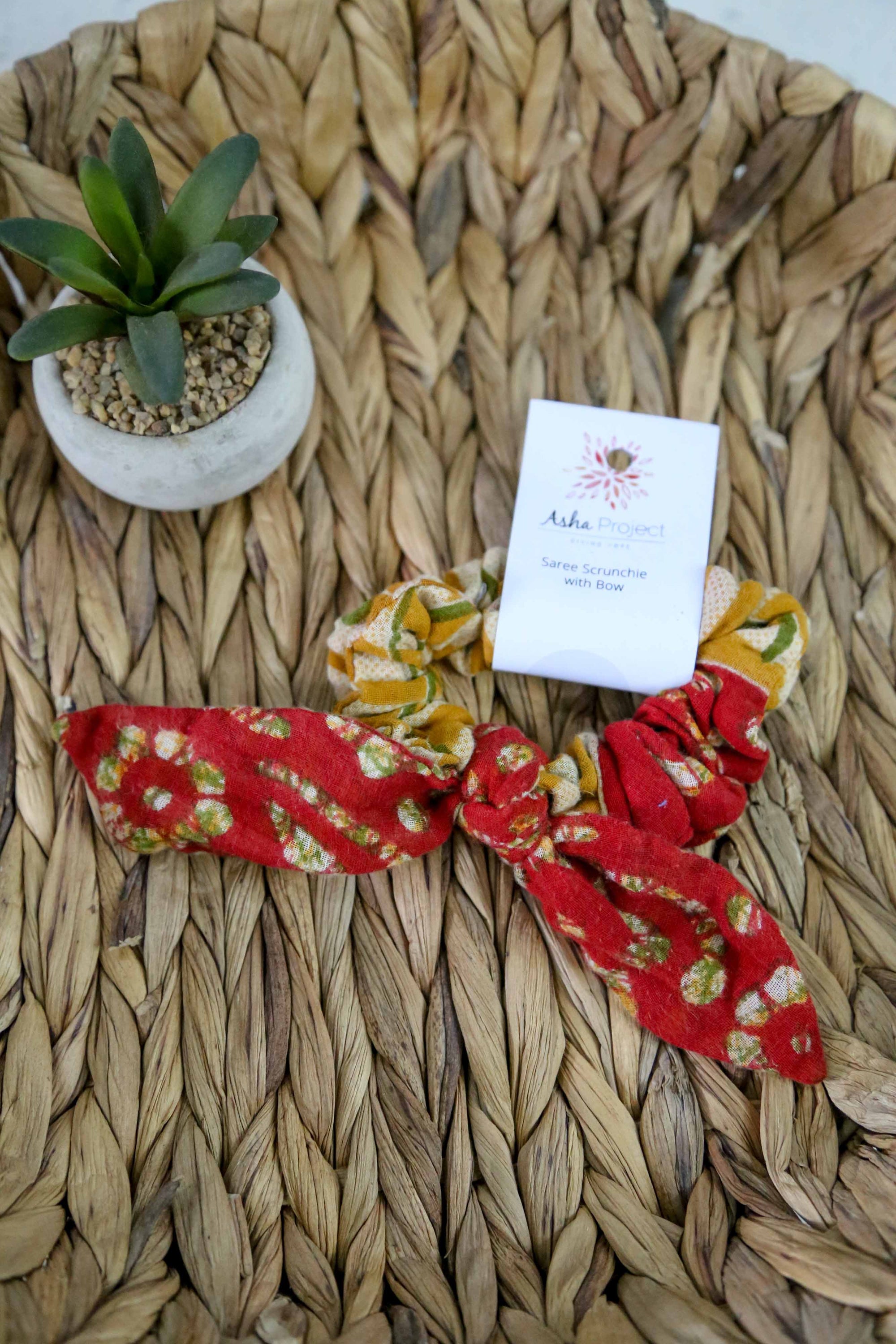 Saree Scrunchie with Bow